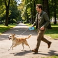 thumbnail image 4 of Tong Retractable Leash Lightweight Nylon Smooth Retracting Reflective Tape For Visibility Leash For Large Walking Running Parks, 4 of 5