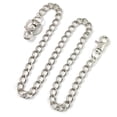 thumbnail image 3 of Amaiiu Waist Belt Chain Portable Fashionable Replacement Solid Color Anti-rust Decorative Performing Chains Ornament Accessories Short Silver 39CM, 3 of 10