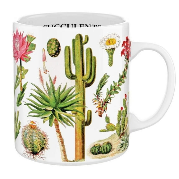 New York Puzzle Company Succulents Mug 15oz Mug