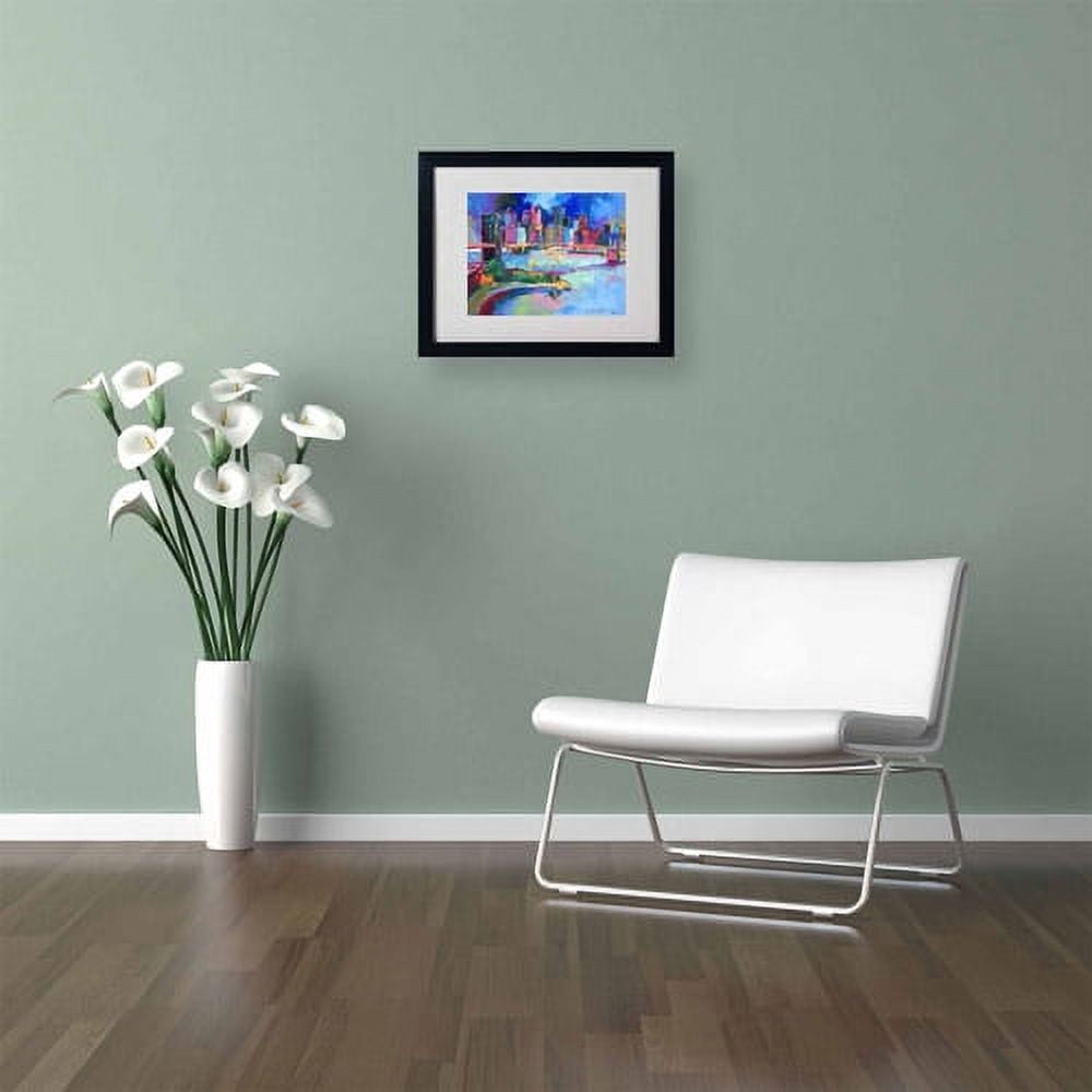 Richard Wallich 'Brooklyn' Matted Framed Art