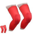 thumbnail image 1 of Knee Sleeve Pair Kneepad Pads Crashproof Antislip Basketball Leg Sleeve Protective Pad Support Guard Padded Breathable Compression Wear Hexpad - 2 Packs, 1 of 7