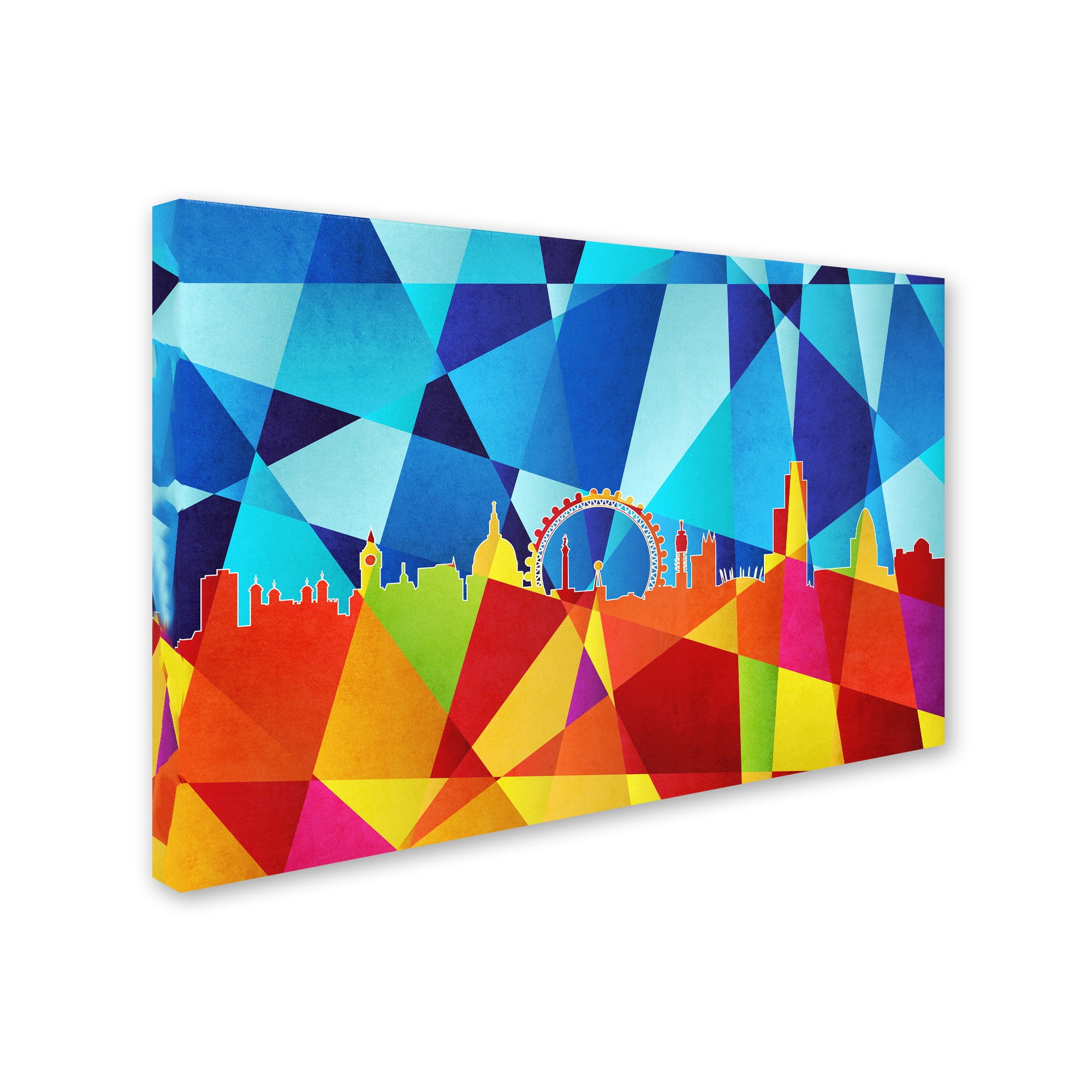 Trademark Fine Art "London England Skyline VIII" Canvas Art by Michael Tompsett
