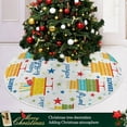 thumbnail image 6 of FMSHPON Colorful Birthday Day Cakes Xmas Christmas Tree Skirt Stand Mat for Holiday Party Decoration Indoor Outdoor 48 inches, 6 of 6