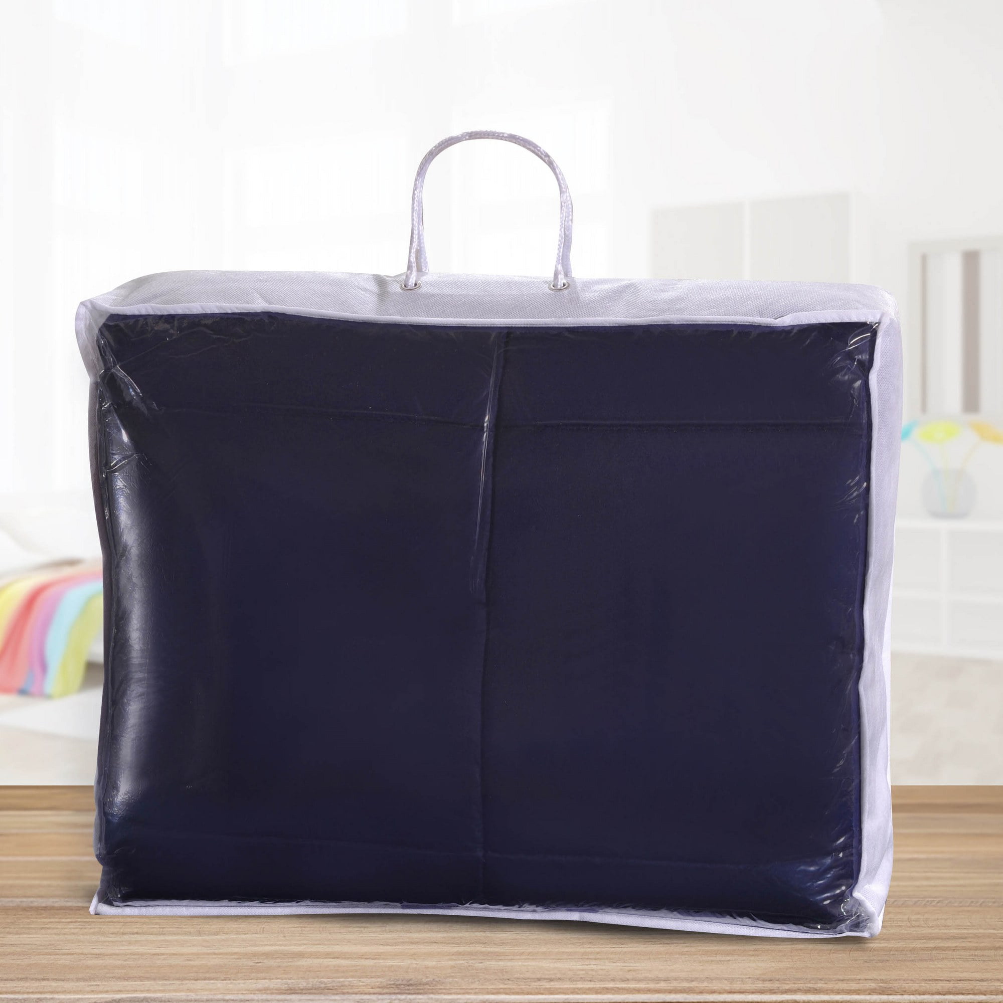 Superior Classic Reversible Comforter, Twin XL, Navy Blue