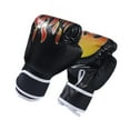 thumbnail image 5 of Vsenkes Boxing Gloves Fighting Gloves Sparring Gloves for Muay Thai Karate Grappling Black for Kids, 5 of 9