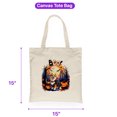 thumbnail image 5 of Happy Halloween Vampire Corgi BOO with Pumpkins Fun and Spooky Canvas Tote Bag Welsh Corgi Dog Lover Gifts Idea Reusable Shopping Grocery Bag - 00018, 5 of 5