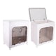 thumbnail image 1 of Caja De Almacenamiento Plegable, Contenedor De Almacenamiento Con Tapa De PP, Ruedas Multiusos De Gran Capacidad, Puertas Apilables Para Edredones, 1 of 7