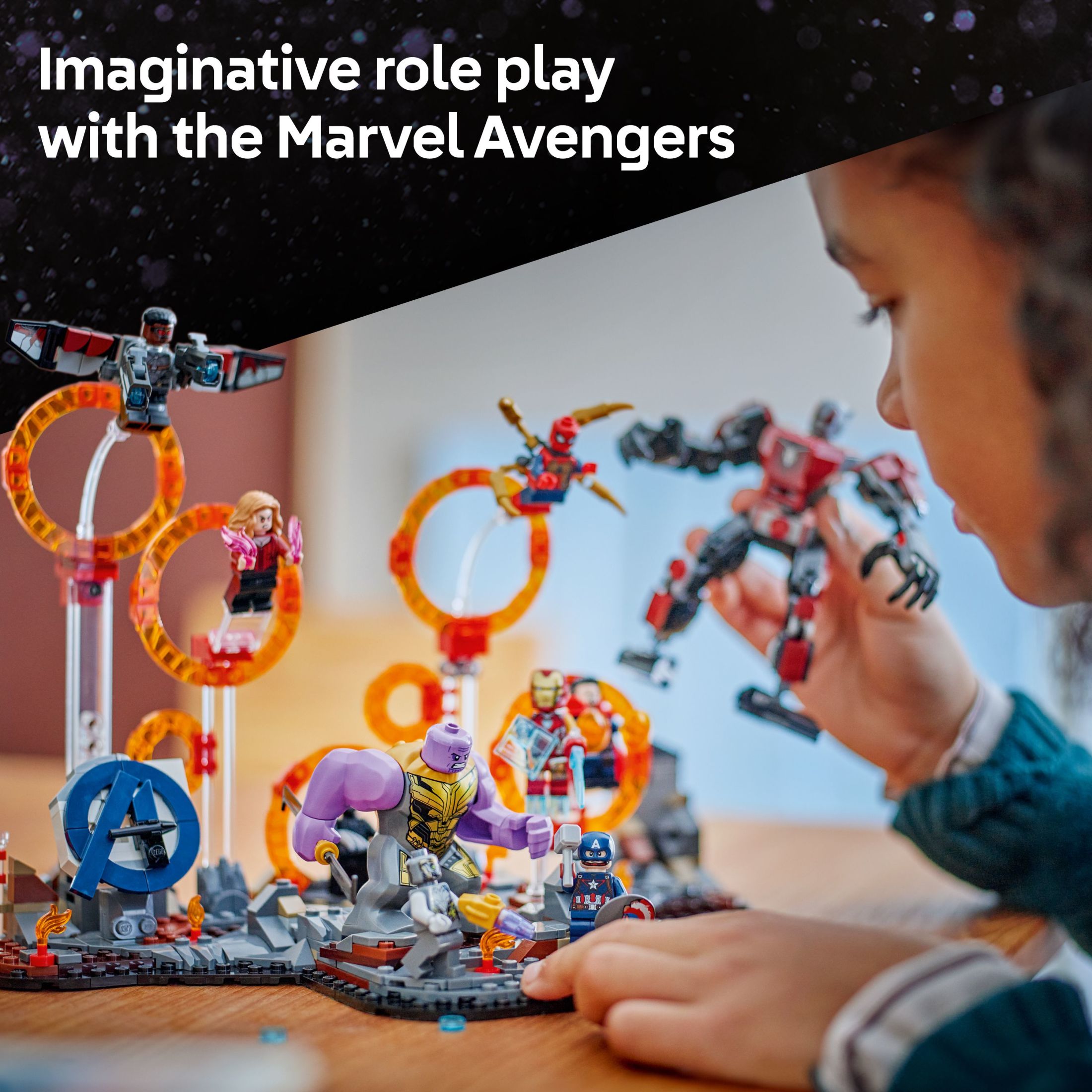 LEGO Marvel Avengers: Endgame Batalla Final - Set de Construcción de Superhéroes para Niños, Edades 10+ - 10 Figuras incluyendo Iron Man, Black Panther y Iron Spider - Regalo de Cumpleaños para Niños y Niñas - 76323 5