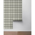 thumbnail image 5 of Nextwall Daydream Grey Sennehill Plaid Peel And Stick Wallpaper - 20.5 in. W x 18 ft. L Roll, 5 of 6
