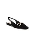 thumbnail image 6 of London Rag Salova Pearl-Studded Horsebit Womens Flats, 6 of 9