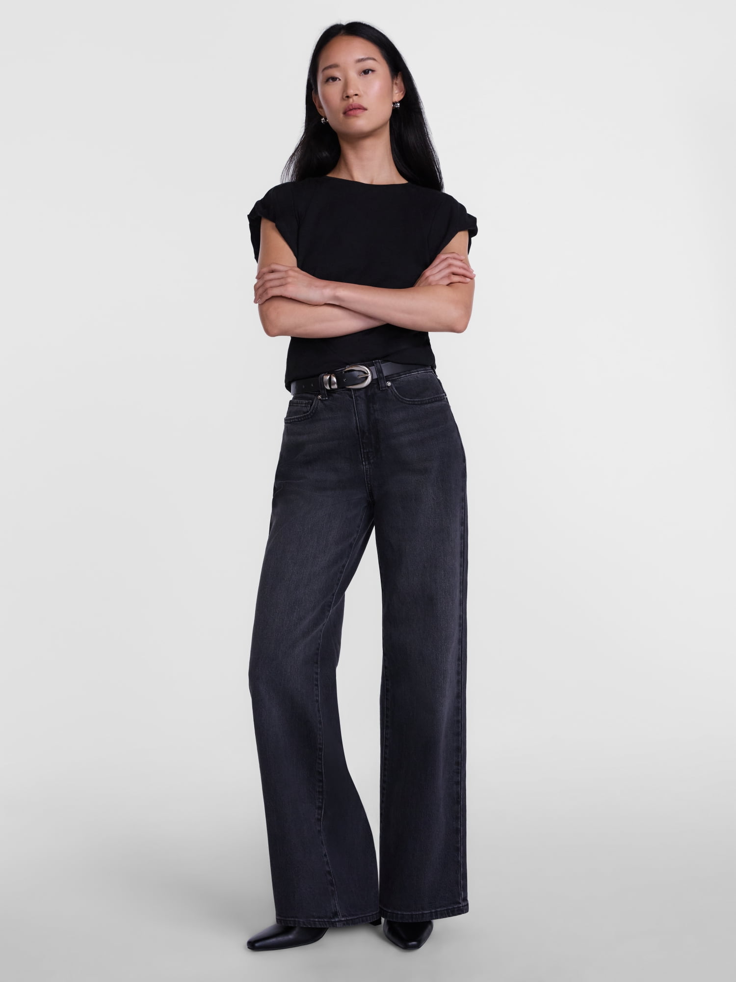 Scenario Women's Wide Leg Jeans, Sizes 0-20