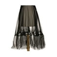 thumbnail image 3 of 50s Style Circle Skirt - Black & White Check with Black Crinoline by Hey Viv ! - Small / Medium, 3 of 3