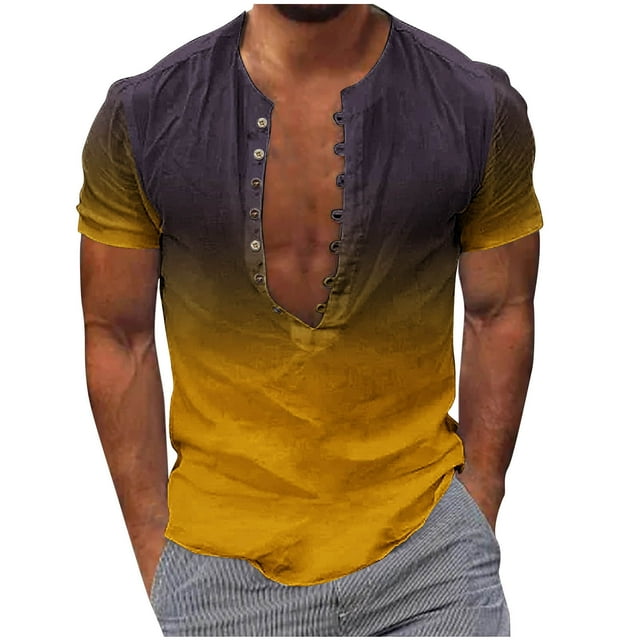 Camisas de Manga Larga para Hombres Impresión de Moda Casual Cuello Girado Abajo, Blusa Transpirable para Eventos Diarios, Deportivos Y Especiales