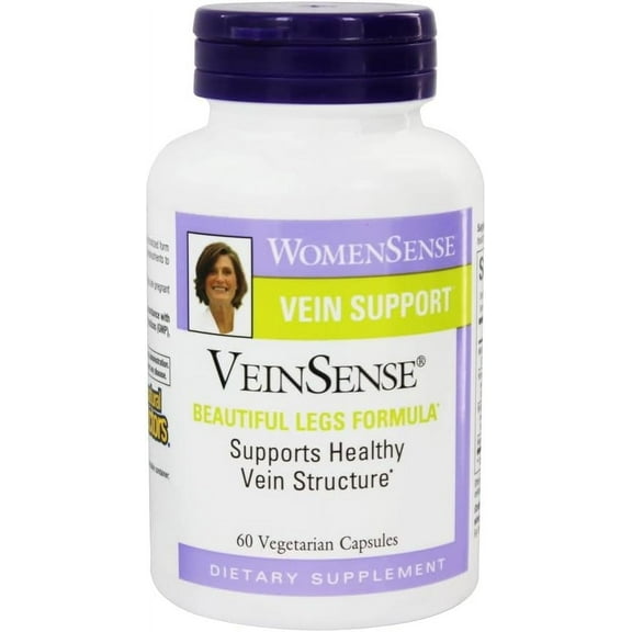 Natural Factors WomenSense VeinSense, Beauty Supplement to Support Healthy Veins and Beautiful Legs, Vegan, Non-GMO, 60 Capsules