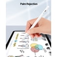 thumbnail image 6 of Stylus Pen for Apple iPad Pencil, Fast Charging Apple iPad Pen 10th&9th Generation,Palm Rejection,Tilt Sensitivity, for iPad Air 3/4/5/6, iPad Mini 5/6, iPad 6/7/8/9/10, iPad Pro 11", iPad Pro 12.9", 6 of 7