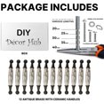 thumbnail image 4 of DIY Décor Hub - 5 inch Antique Brass Brown Ceramic Pumpkin Cabinet Pulls,12-Pack, 4 of 9
