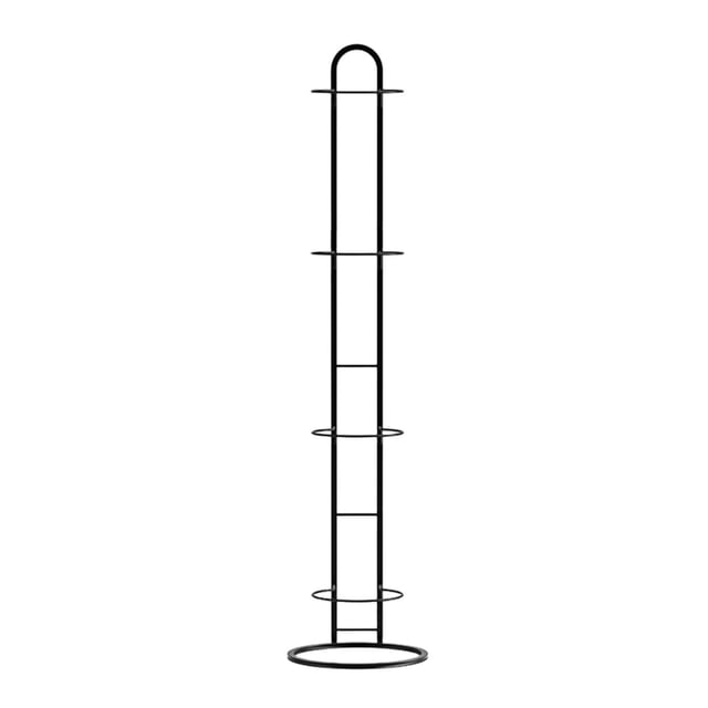 Tyeign Wire Shelving, Stainless Steel, Vertical Storage Rack Metal Basketball Holder Multi Layer Organizer Standing Stand Simple Shelf for Football Volleyball
