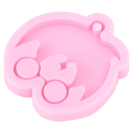 YAHHU Food Grade Silicone Candy & Chocolate Mold DIY Baking Decoration Tools for Fondant Sugar Cupcake, Pink (2.75 inches / 7 cm)