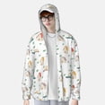 thumbnail image 3 of Fotbe Cartoon House Men's Women's UPF 50+ Sun Protection Jacket Hooded Cooling Shirt with Pockets Hiking Outdoor Performance-Large, 3 of 8