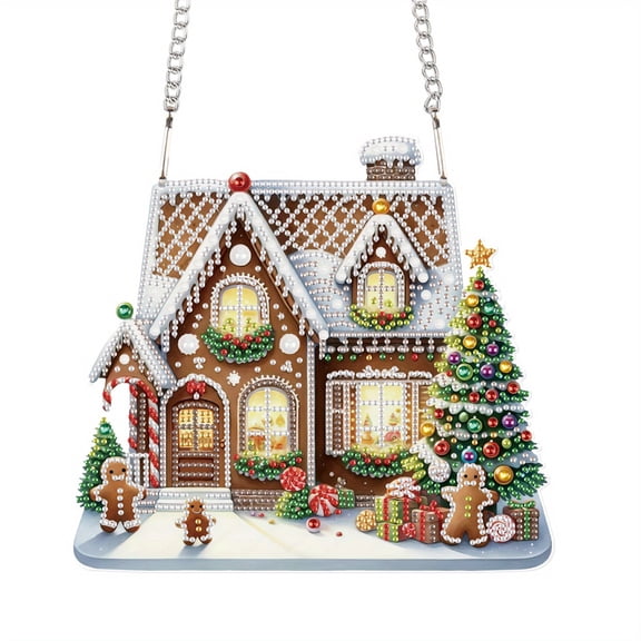 Dream Home Diamond Art Painting Kit Hanging