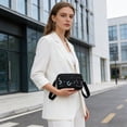 thumbnail image 6 of Women's Crossbody Phone Bag Small Square Shoulder Purse, Lightweight Cloth Travel Wallet for 6.7 Inch Cell Phone, Casual Everyday Shopping Bag, 6 of 6