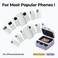 thumbnail image 6 of HTVRONT H17 Phone Cases Heat Press - Automatic Vacuum Heat Press Machine for Phone Cases- Sublimation Press for Custom Phone Case, Badges, Coasters,Purple, 6 of 10