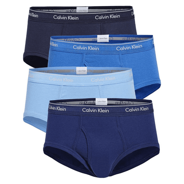 Calvin Klein Men's Cotton Classics Multipack Briefs Blue Size Small
