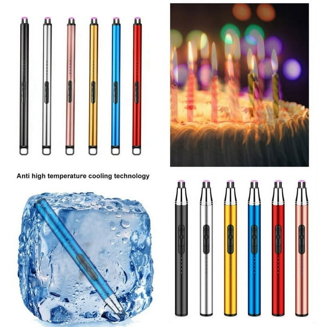 Electric Lighter USB Windproof Flameless Electric Arc BBQ Igniter for Candle Gas Stove BBQ Tools Accessories