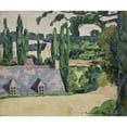 thumbnail image 3 of Emile Bernard 14x12 Black Modern Framed Museum Art Print Titled - Landscape at Pont-Aven, 3 of 5
