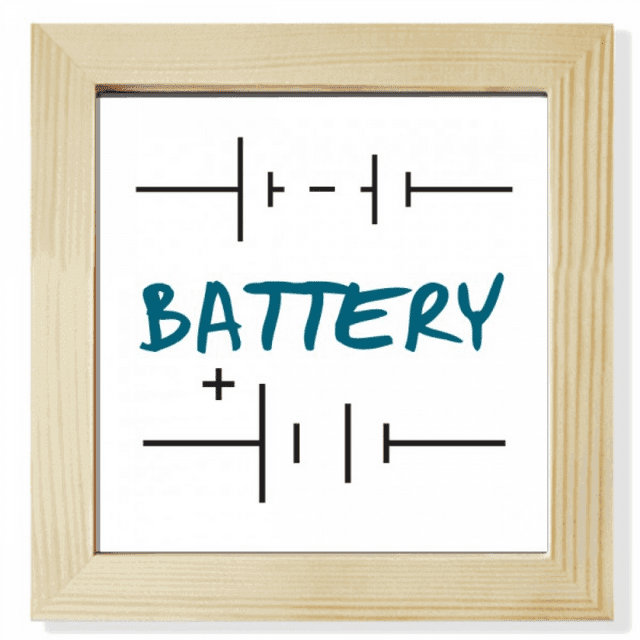 Charge d'Alimentation de la Batterie Plus Moins Affichage Carré de la Table Murale du Cadre de l'Image