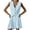 Blue, variant on Aboser Summer Linen Blazer Shorts Set for Women Business Fall Outfits Casual Solid Button Down Sleeveless Suit Vest and Short Pants Sets