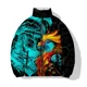 thumbnail image 1 of Ropa para hombre con estampado de dragón, abrigo de invierno con estampado de fénix de fuego para hombre, chaquetas para hombre cómodas y cálidas, abrigos parka 2024 frío, 1 of 5