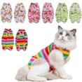 thumbnail image 1 of Surgery Recovery Suit For Cat, Sterilization Suit Anti-licking Recovery Clothing After Surgery,substitute E-collar & Cone, 1 of 4