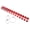 Red, variant on Motorcycle Exhaust Heat Shield Muffler Pipe Protection, Protective Cover Durable EC 2T 4T FSR KLX Motorcycle Parts