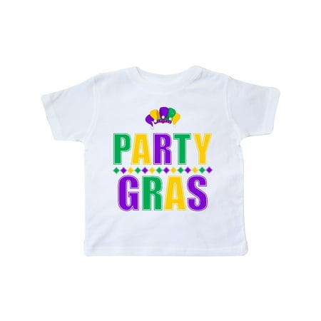 

Inktastic Party Gras Mardi Gras Gift Toddler Boy or Toddler Girl T-Shirt