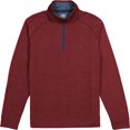 thumbnail image 3 of IZOD Mens Heathered Long Sleeve Jersey Face 1/4 Zip Top X-Large, 3 of 3
