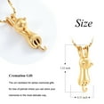 thumbnail image 3 of Cat Pet Cremation Jewelry for Ashes Memorial Ash Jewelry Keepsake Cat Urn Pendants for Animal Ashes Necklace, 3 of 7