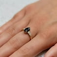 thumbnail image 2 of 1.50Ct Marquise Cut Simulated Black Diamond Wedding Ring 14K Yellow Gold Plated, 2 of 6