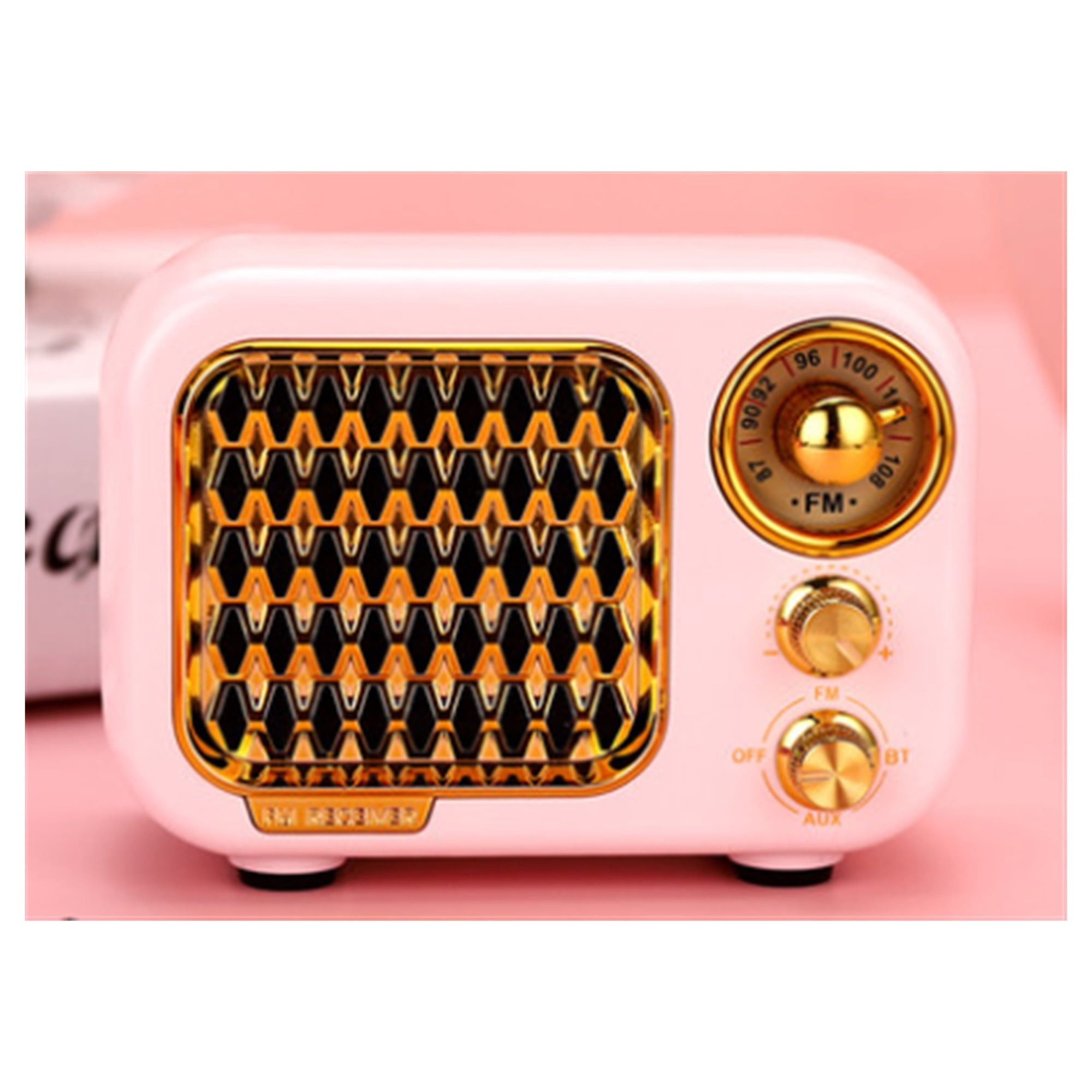 Retro Radio Little Prince Bluetooth Speaker Wireless Mini Portable Mini Speaker Mini Outdoor Portable Audio Home Speaker FM Radio Electronic Birthday