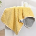 thumbnail image 4 of Lunxisen 3 pcs Premium Thick Cotton for Velvet Bath Towel& Spa, Super Absorbent Bath with No Shedding Bath Twoel Set for Adults, Luxury Hotel & Home Use.(70*140cm), 4 of 8