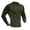 Army Green, variant on IROINNID Men's Sweater Round Neck Long Sleeve Jumper Mid-Length Contrast Color Warm Pullover Autumn And Winter Sweater Color block Sweater Tops Blouse