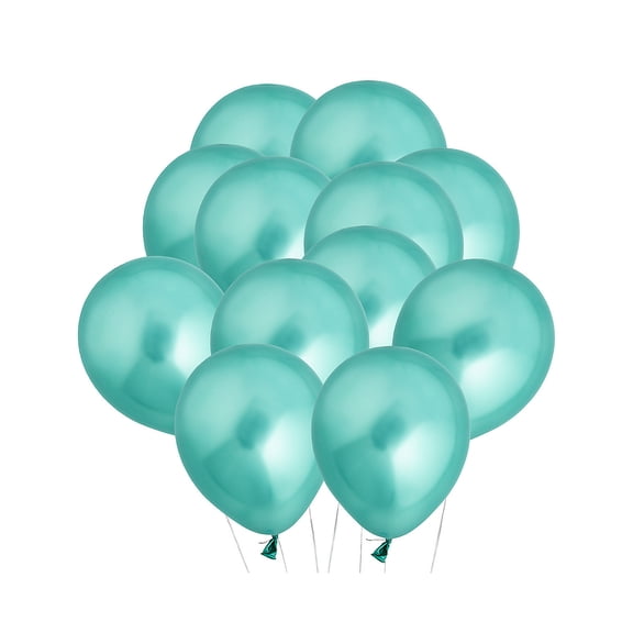 Latex Balloons Green Chrome 5" Bulk 144 Pc