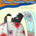 thumbnail image 5 of Pioneer Flower Floral Print Pattern 17" School Backpacks for Teens,Waterproof Oxford Fabric,S-Shape Padded Straps for School,Travel,Hiking,Camping, 5 of 6
