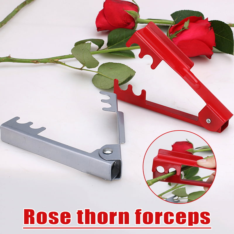 New Fresh Flower Pliers Garden Flower Rose Thorn Stem Leaf Stripper Metal Tools 