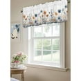 thumbnail image 6 of Poppy Flowers Curtain Valances for Windows, Spring Botanical Elegant Chic Floral Kitchen Valance Window Treatment, Light Filtering Block Curtains for Bathroom/Bedroom/Living Room 60'' x 18'', 6 of 9