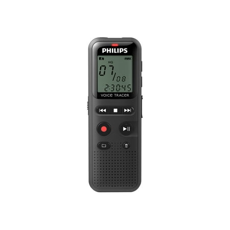 Philips - Voice Tracer Audio Recorder - Black