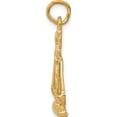 thumbnail image 3 of 14K Yellow Gold Scales Of Justice Charm (25 X 17) Made In United States a1493, 3 of 6