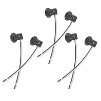 jojofuny 6Pcs E12 Lamp Holder Black Plastic for Lightbulbs Small Socket UL and CSA Listed