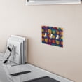 thumbnail image 5 of Yayeee Toggle Light Switch Wall Plate 2-Gang 4.56"x4.48" Decorative Outlet Cover, Colorful Checkered Daisy, 5 of 7