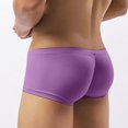 thumbnail image 4 of Sngxgn Men’s Boxer Briefs, Stretch Underwear Fit Low Rise(Purple,L), 4 of 5